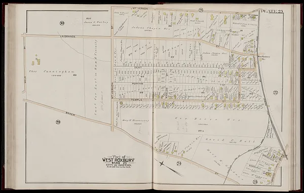 Atlas of the city of Boston, West Roxbury, Mass., volume six : from actual surveys and official plans