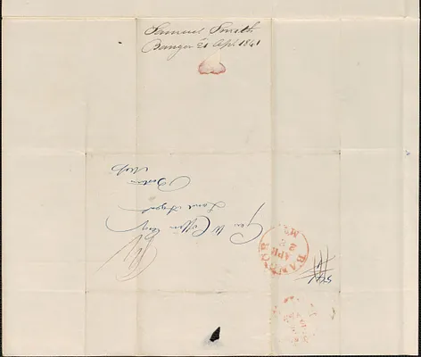 Samuel Smith to George Coffin, 21 April 1841