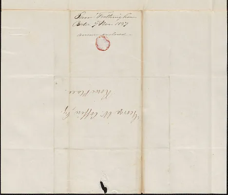 Samuel Frothingham to George Coffin, 7 November 1837