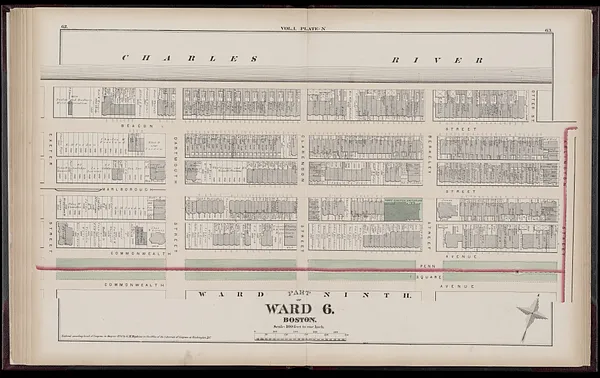 Atlas of the county of Suffolk, Massachusetts : vol. 1st including Boston proper : from actual surveys and official records
