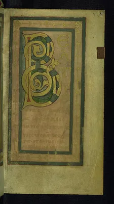 Initial B (Beatus vir)
