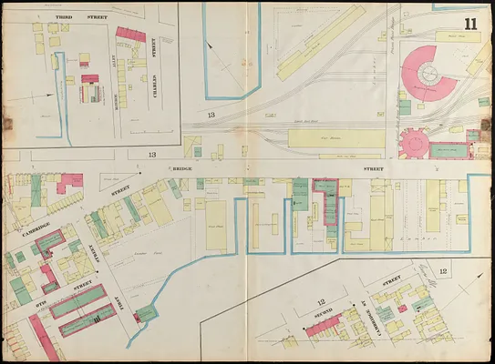 Insurance map of Charlestown : portions of Roxbury (now annexed to Boston) and Cambridge : 1868 : corrected Nov. 1871
