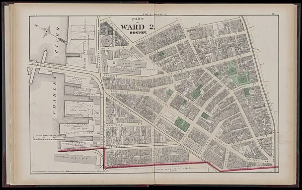 Atlas of the county of Suffolk, Massachusetts : vol. 1st including Boston proper : from actual surveys and official records