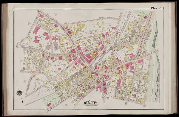 Atlas of the town of Brookline, Norfolk County, Massachusetts