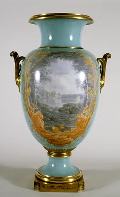 Vase with Landscape Scenes