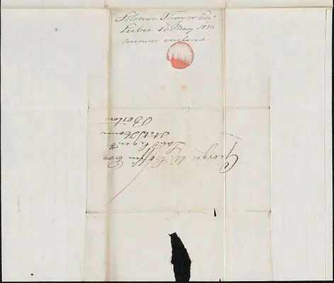 Solomon Thayer to George Coffin, 16 May 1839