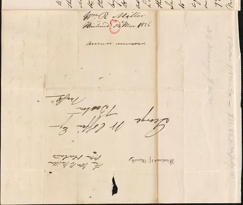 William R. Miller to George Coffin, 14 March 1836
