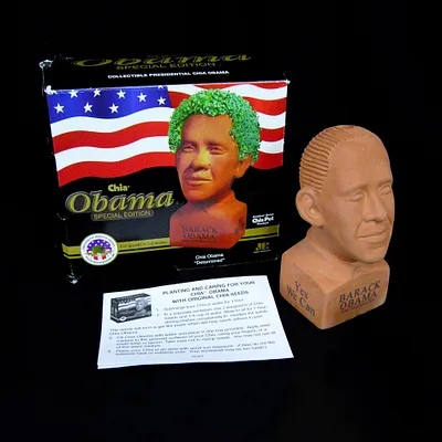 Chia Pet Bust of President Barack Obama