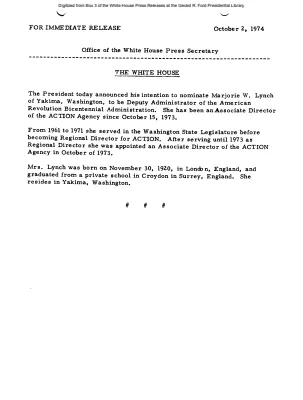 Lynch, Marjorie W. [Biography]