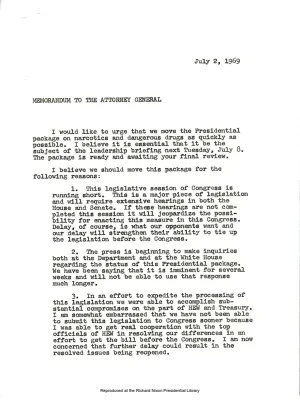 Subject File, 1969-73: [Administration Drug Bill] [4 of 5]