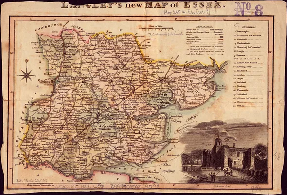 Langley's new map of Essex