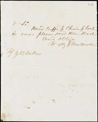Wylly & Montmollin, Savannah, Ga., manuscript letter signed to Ziba B. Oakes, [May? 1854]