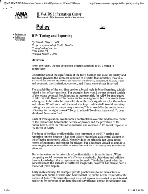 HIV/AIDS [Folder 1] [2]