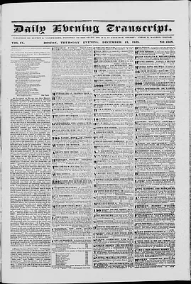 Daily Evening Transcript