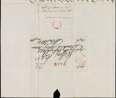 H. Goddard to George Coffin, 30 November 1832