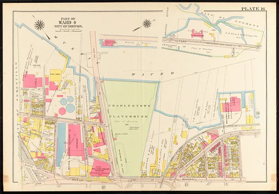 Atlas of the city of Boston, Charlestown and East Boston