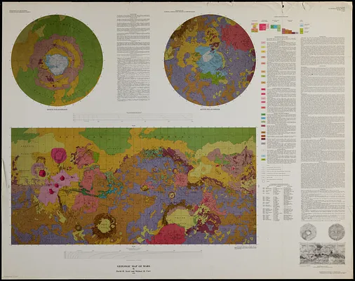 Geologic map of Mars