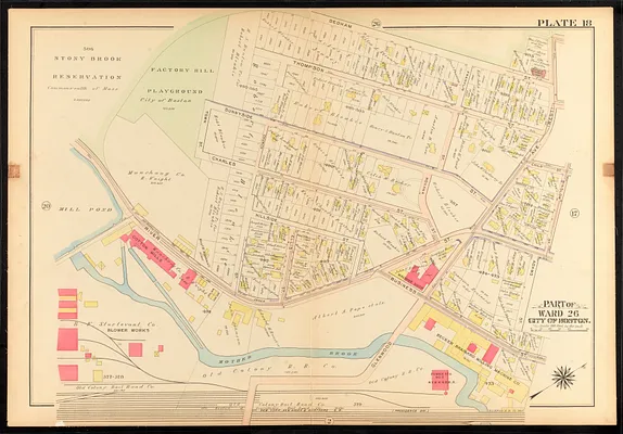 Atlas of the city of Boston, ward 26, Hyde Park