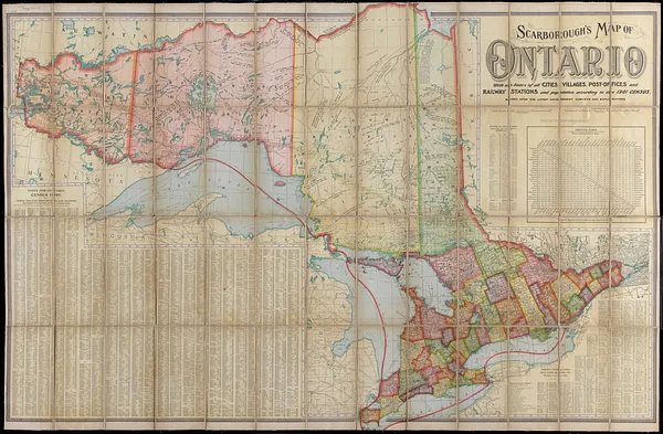 Scarborough's map of Ontario