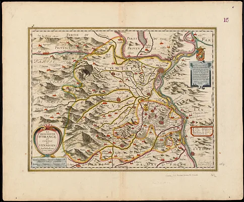 La Principauté d'Orange et comtat de Venaissin