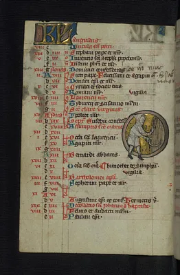 Labor for August: man with sickle