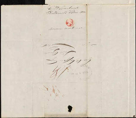E.H. Lombard to George Coffin, 1 March 1833