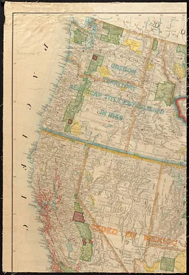 United States, including territories and insular possessions, showing the extent of public surveys, Indian, military and forest reservations, railroads, canals, national parks and other details