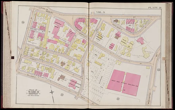 Atlas of the city of Boston : Roxbury, Mass. : volume four : from actual surveys and official records