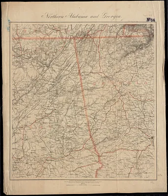 Northern Alabama and Georgia