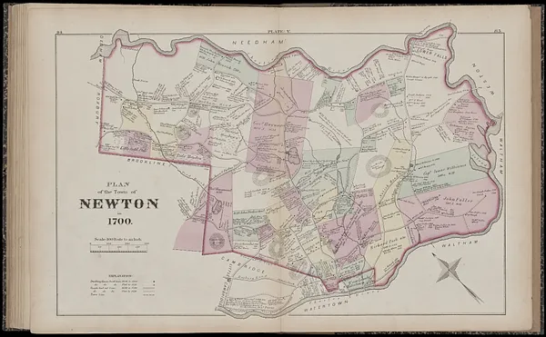 Atlas of the city of Newton, Middlesex Co., Massachusetts