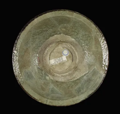 Lusterware Bowl with Peacock