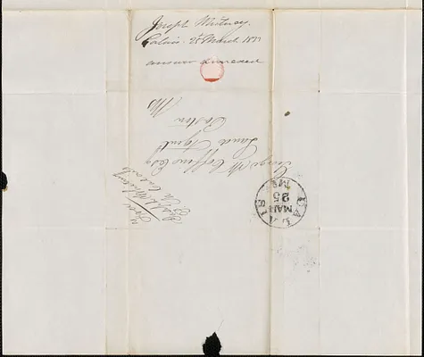 Joseph Whitney to George Coffin, 25 March 1833