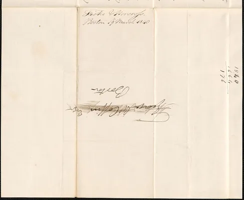 Fiske & Norcross to George Coffin, 19 March 1840