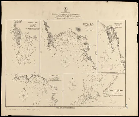 South America, west coast, harbors on the coast of New Granada