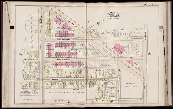 Atlas of the city of Boston : Roxbury, Mass. : volume three : from actual surveys and official records