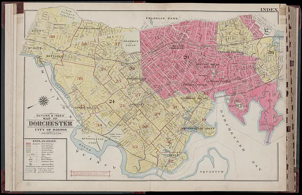 Atlas of the city of Boston, Dorchester : from actual surveys and official plans