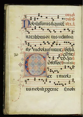 Leaf from Antiphonary