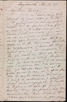 Letter from Anne Warren Weston, Weymouth, [Mass.], to John Bishop Estlin, Nov. 11, 1851