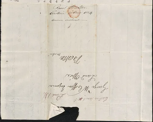 Paul Walton to George Coffin, 20 March 1824