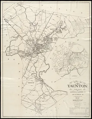 Map of Taunton