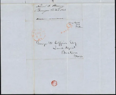 Sam F. Hersey to George Coffin, 23 February 1846