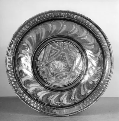 Small Dish with Geometric Ornament