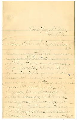 Letter from Mary Martha Truman to Nancy Bentley