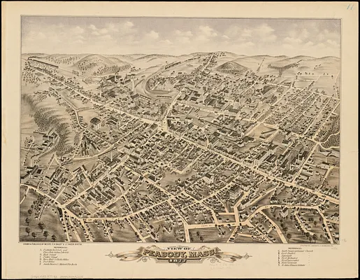 View of Peabody, Mass