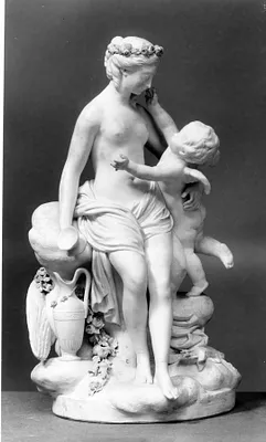 Statuette with Cupid Reaching for Venus
