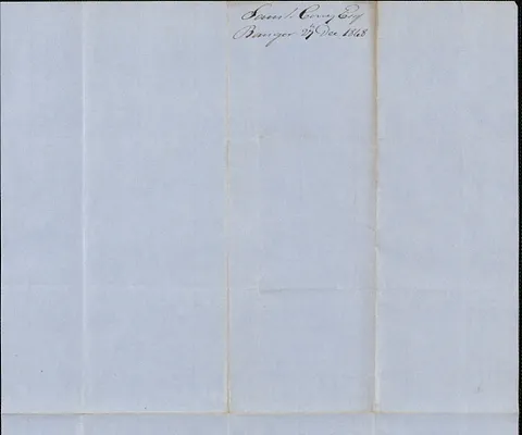 Samuel Cony to George Coffin, 27 December 1848