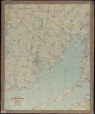 Map of New Bedford, Mass & Vicinity