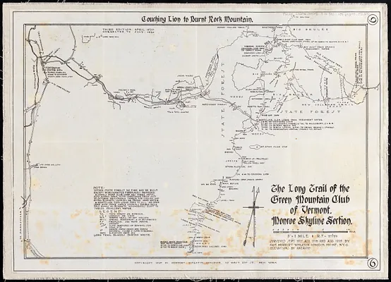 The Long Trail of the Green Mountain Club of Vermont
