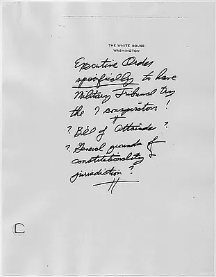 Memo and notes Lipshutz to Apodaca