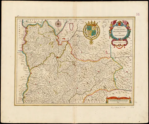 Nova et accurata descriptio Delphinatus vulgo Dauphiné